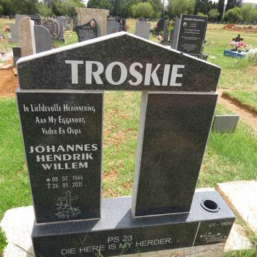 TROSKIE Johannes Hendrik Willem 1944-2021