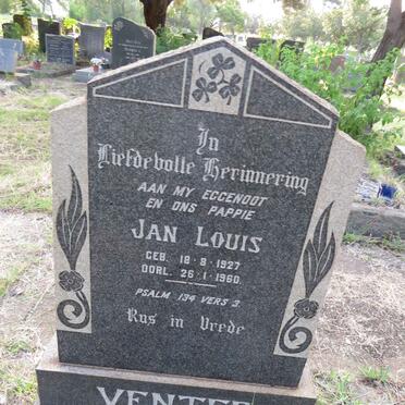VENTER Jan Louis 1927-1960
