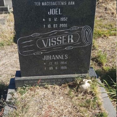 VISSER Joël 1952-2006 :: VISSER Johannes 1954-1986