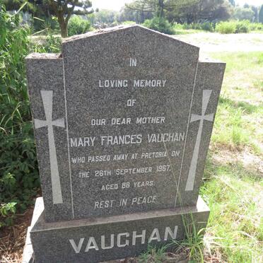 VAUGHAN Mary Frances -1967