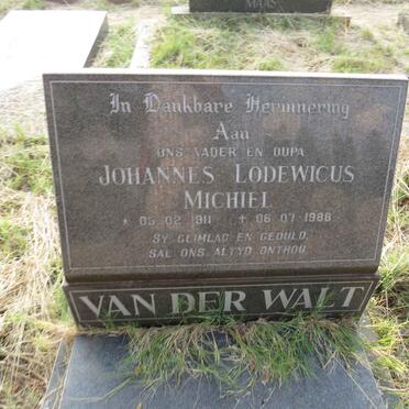 WALT Johannes Lodewicus Michiel, van der 1911-1988