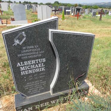 WESTHUIZEN Albertus Michael Hendrik, van der 1973-2020