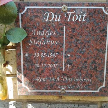 TOIT Andries Stefanus, du 1947-2007