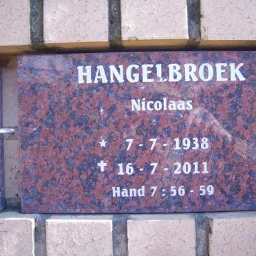 HANGELBROEK Nicolaas 1938-2011
