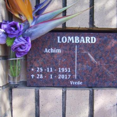 LOMBARD Achim 1951-2017