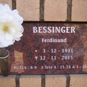 BESSINGER Ferdinand 1931-2015