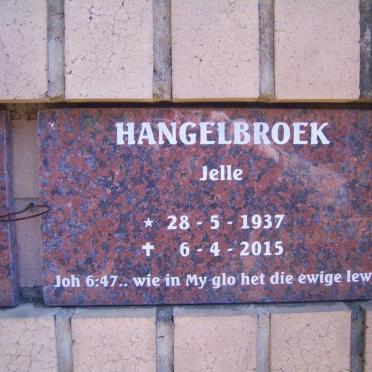 HANGELBROEK Jelle 1937-2015