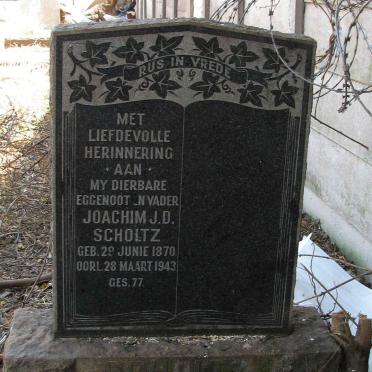 SCHOLTZ Joachim J.D. 1870-1943