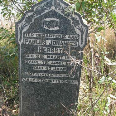 HERBST Paulus Johannes 1875-1918