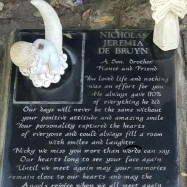 BRUYN Nicholas Jeremia, de 1980-2003