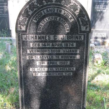 BRINK Johannes C.J. 1874-1902