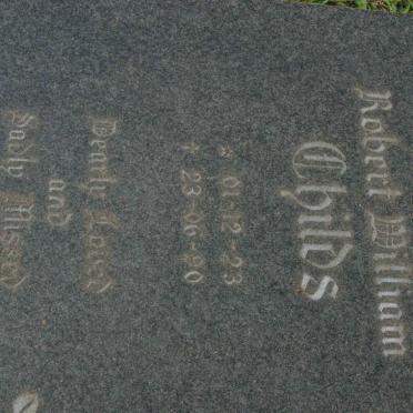 CHILDS Robert Willam 1923-1990