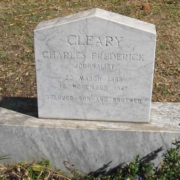 CLEARY Charles Frederick 1965-1987