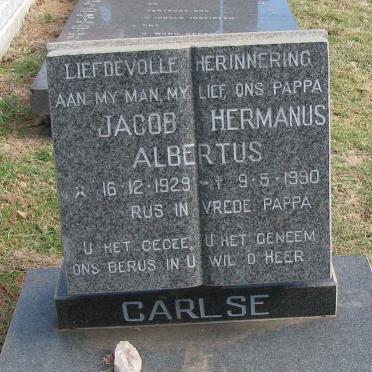 CARLSE Jacob Hermanus Albertus 1929-1990