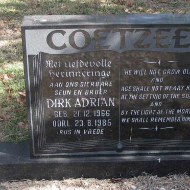 COETZEE Dirk Adrian 1966-1985
