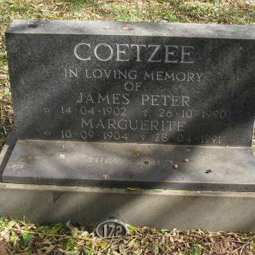 COETZEE James Peter 1902-1990 &amp; Marguerite 1904-1991