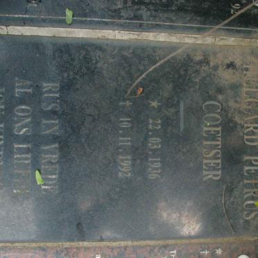 COETSER Helgard Petrus 1936-1992