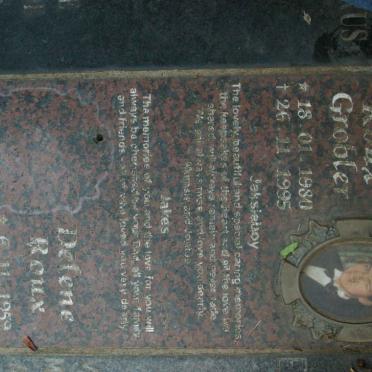 ROUX Delene 1959-1999 :: GROBLER Jason Gareth 1980-1995