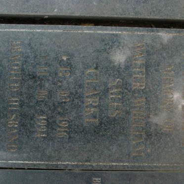 CLARKE Walter William Sales 1916-1994