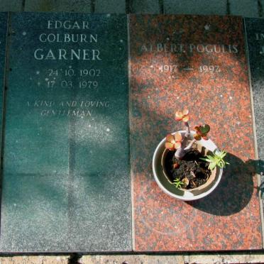 GARNER Edgar Colburn 1902-1979 :: POGULIS Albert 1917-1997