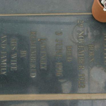 MATHEW Albertus 1922-1996