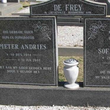 FREY Pieter Andries, de 1914-2003 &amp; Sofia Aletta 1914-1987
