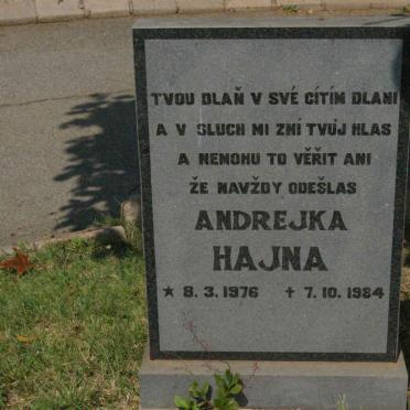 HAJNA Andrejka 1976-1984