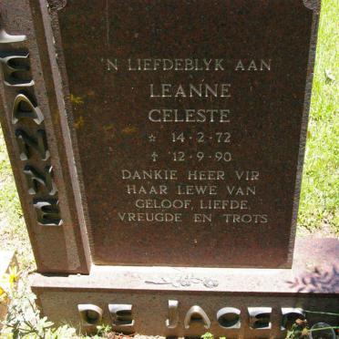 JAGER Leanne Celeste, de 1972-1990