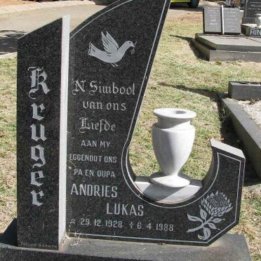 KRUGER Andries Lucas 1928-1988