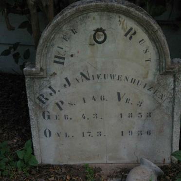 NIEUWENHUIZEN R.J.J. 1853-1936