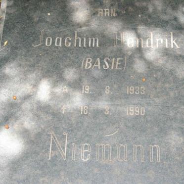 NIEMANN Joachim Hendrik 1933-1990