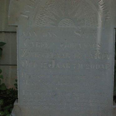 REY Carel Johannes Zwiegelaar, de le 1918-1935