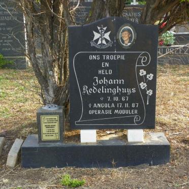 REDELINGHUYS Johannes Jacobus 1944-2016 :: REDELINGHUYS Johan 1967-1987