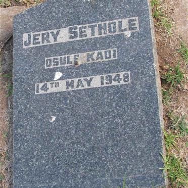 SETHOLE Jery -1948