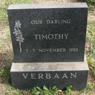 VERBAAN Timothy 1985-1985
