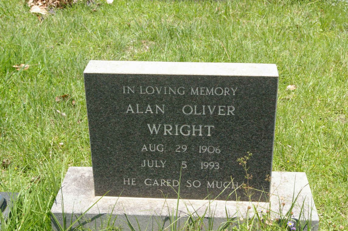 WRIGHT Alan Oliver 1906-1993