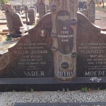 BOTHA Willem Jacobus 1879-1962 &amp; Petronella Sophia 1894-1961
