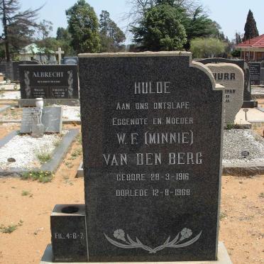 BERG W.F., van den 1916-1968