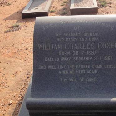 COXEN William Charles 1897-1961