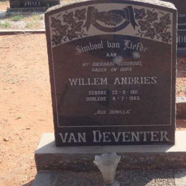 DEVENTER Willem Andries, van 1911-1963