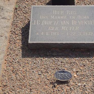 DEVENTER J.C., van nee MEYER 1913-1972