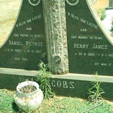 JACOBS Daniel Petrus 1903-1967 &amp; Henry James 1906-1968