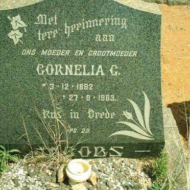 JACOBS Cornelia C. 1882-1963