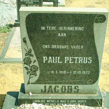 JACOBS Paul Petrus 1918-1973