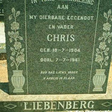 LIEBENBERG Chris 1904-1961