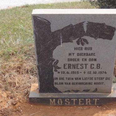 MOSTERT Ernest C.B. 1915-1974