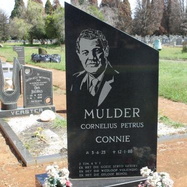 MULDER Cornelius Petrus 1925-1988
