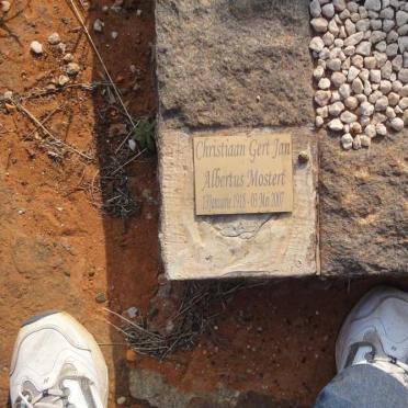 MOSTERT Christiaan Gert Jan Albertus 1918-2007