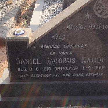 NAUDE Daniel Jacobus 1910-1959
