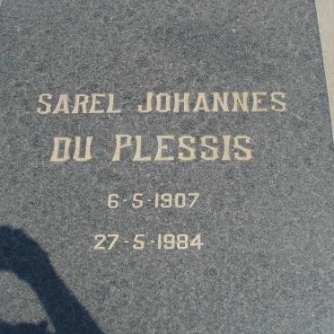 PLESSIS Sarel Johannes, du 1907-1984